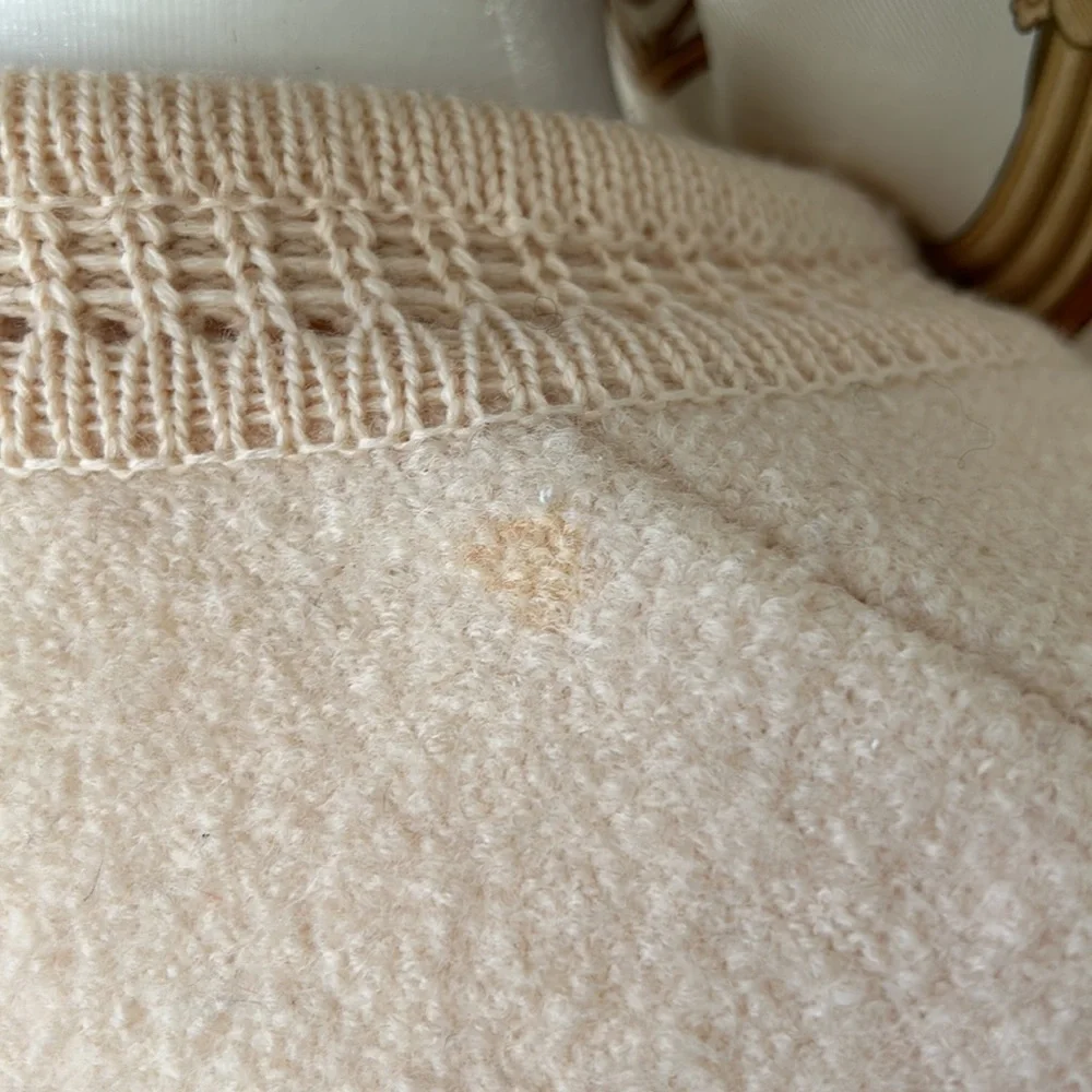 🔥HP🔥GEIGER Tyrol boiled Wool Jacket Sz 38 or S/XS, cream / beige - Picture 7 of 16